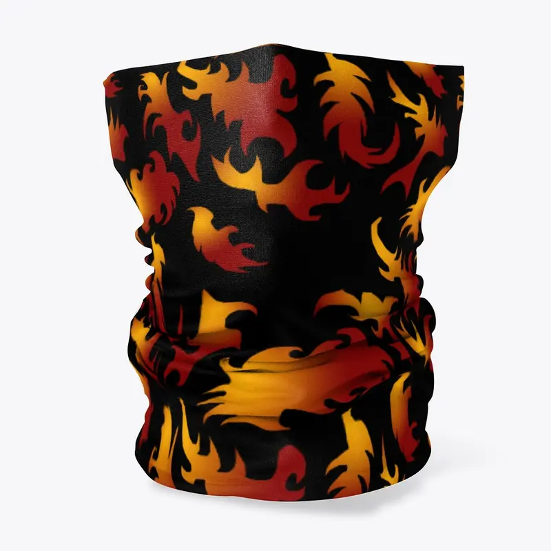 Abstract Flames Pattern