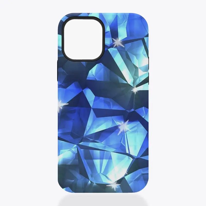 Blue Crystal Pattern