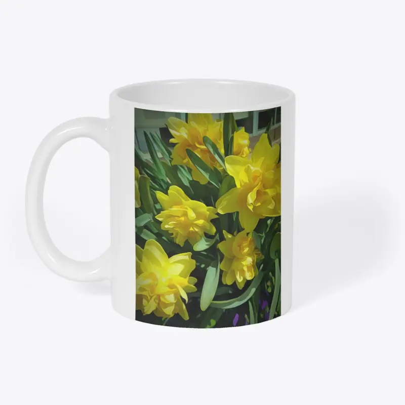 Bright Yellow Daffodils