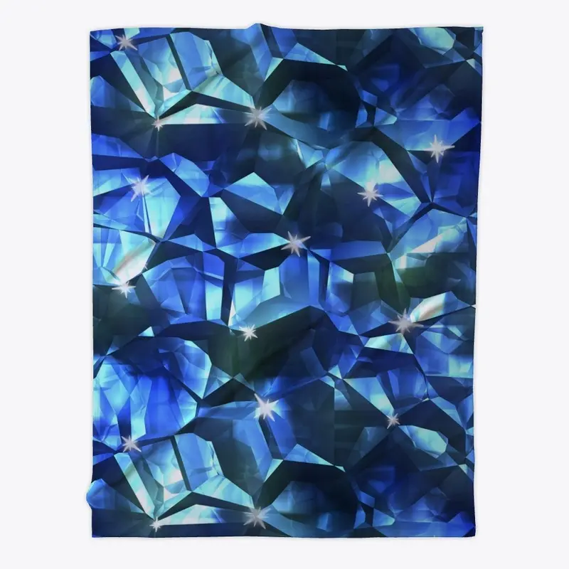 Blue Crystal Pattern 