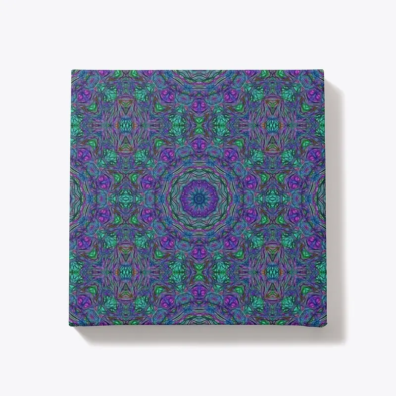 Blue Green Purple Kaleidoscope