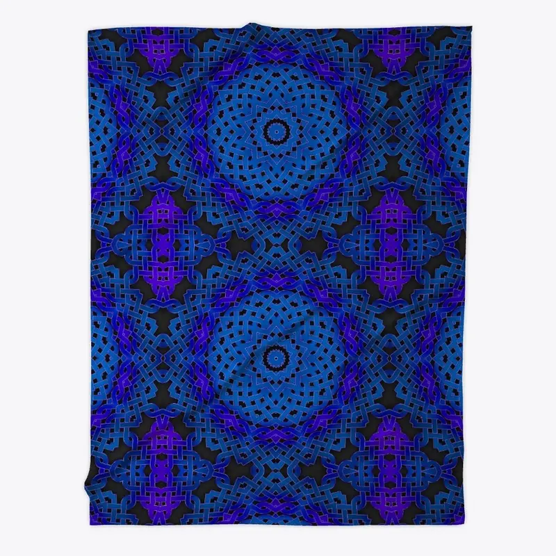 Blue Celtic Knot Kaleidoscope