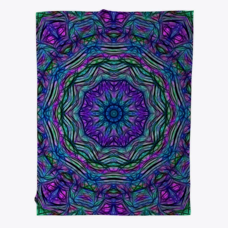 Blue Green Purple Klaeidoscope