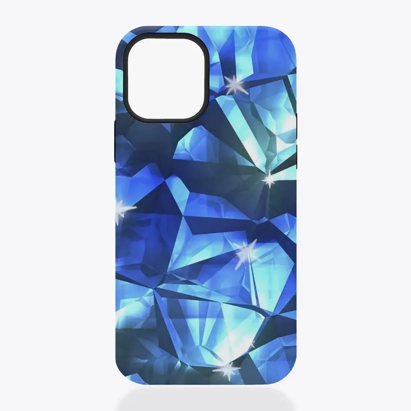 Blue Crystal Pattern