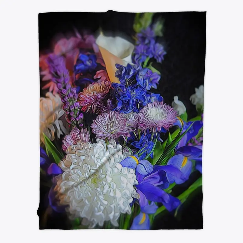 Blue Purple White Bouquet