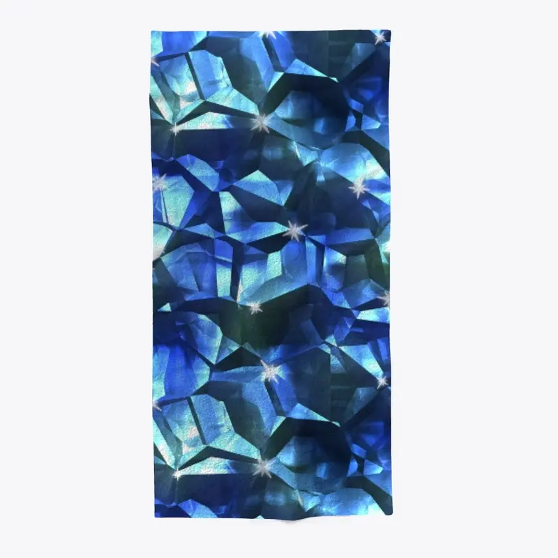 Blue Crystal Pattern 